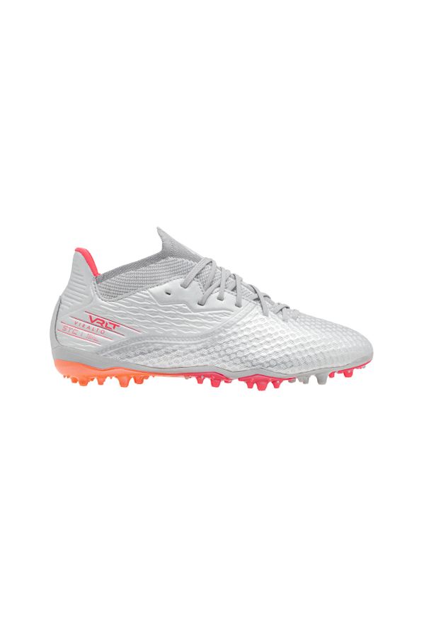 KIPSTA - Buty piłkarskie Kipsta Viralto III 3D Airmesh MG/AG. Kolor: szary. Materiał: dzianina, zamsz, mesh, syntetyk. Szerokość cholewki: normalna. Sport: piłka nożna