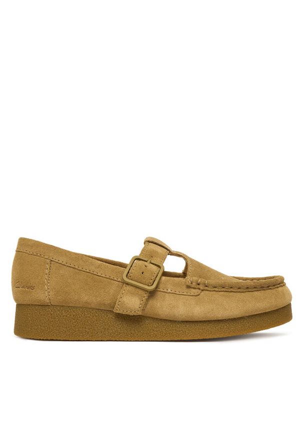 Clarks Półbuty WallabeeEVOBar 26183152 Brązowy. Kolor: brązowy. Materiał: zamsz, skóra