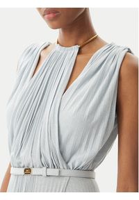 Elisabetta Franchi Sukienka wieczorowa AB-R21-52E2 Błękitny Regular Fit. Kolor: niebieski. Materiał: wiskoza. Styl: wizytowy #5