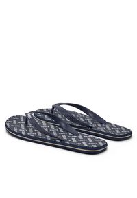 Kappa Japonki 371G1KW Blue Marine - Beige Lt Almond Kolorowy. Materiał: syntetyk, materiał. Wzór: kolorowy. Styl: marine #3