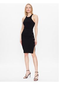 Guess Top Dionne W3GP22 KBPF0 Czarny Slim Fit. Kolor: czarny. Materiał: syntetyk #3