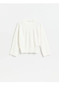 Reserved - Sweter z lyocellem - złamana biel. Materiał: dzianina #1