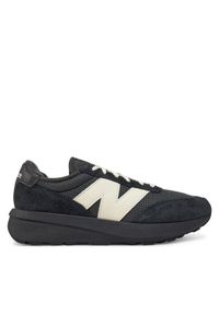 New Balance Sneakersy U370PB Czarny. Kolor: czarny. Materiał: skóra, zamsz