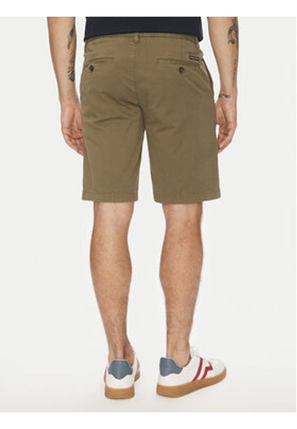 Marc O'Polo Szorty materiałowe M23 0384 15000 Zielony Regular Fit. Kolor: zielony. Materiał: bawełna