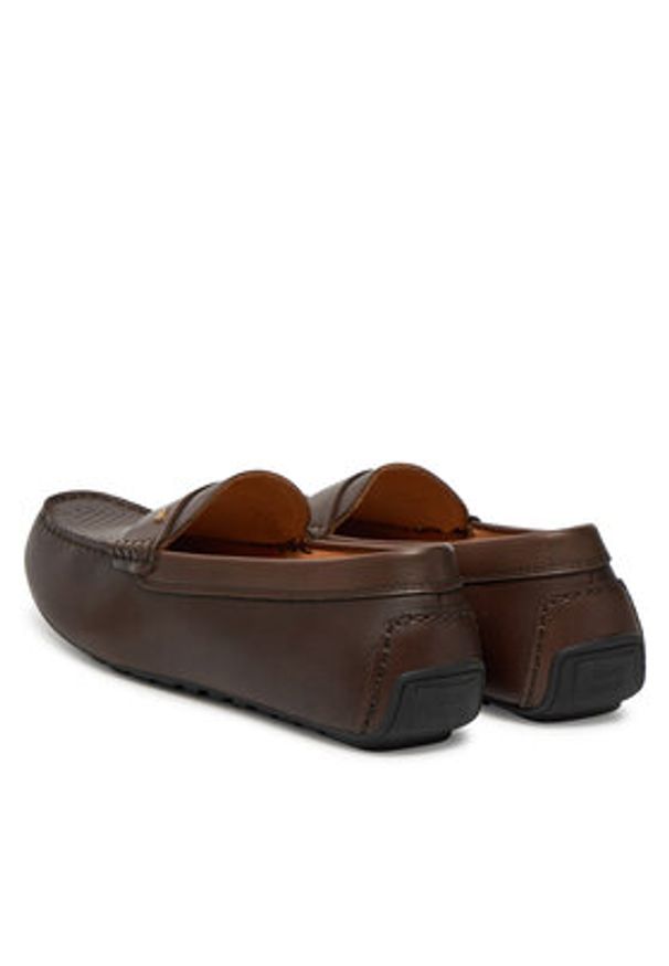 Gino Rossi Mokasyny LUIGI-02 125AM Brązowy. Kolor: brązowy. Materiał: skóra