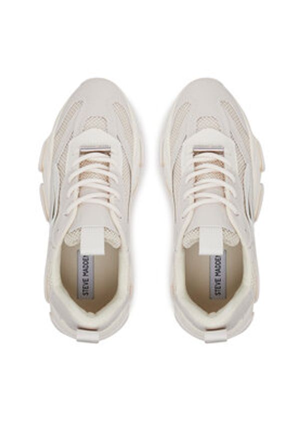 Steve Madden Sneakersy Possession-E SM19000033 Écru. Kolor: kremowy. Materiał: materiał