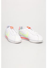 Nike Sportswear - Buty skórzane Classic Cortez. Nosek buta: okrągły. Zapięcie: sznurówki. Kolor: biały. Materiał: skóra. Model: Nike Cortez #2