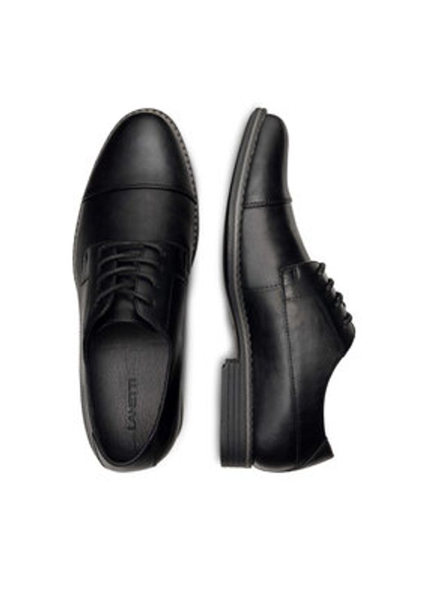 Lanetti Półbuty M16SS025-33 Czarny. Kolor: czarny