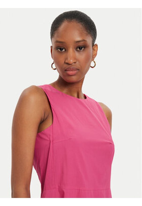 ViCOLO Sukienka letnia TB2904 Różowy Regular Fit. Kolor: różowy. Materiał: bawełna. Sezon: lato