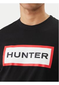 Hunter T-Shirt Halton HARM0019252 Czarny Regular Fit. Kolor: czarny. Materiał: bawełna #4