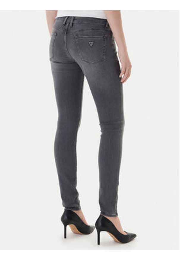 Guess Jeansy Annette W2YA99 D4PZ2 Szary Skinny Fit. Kolor: szary