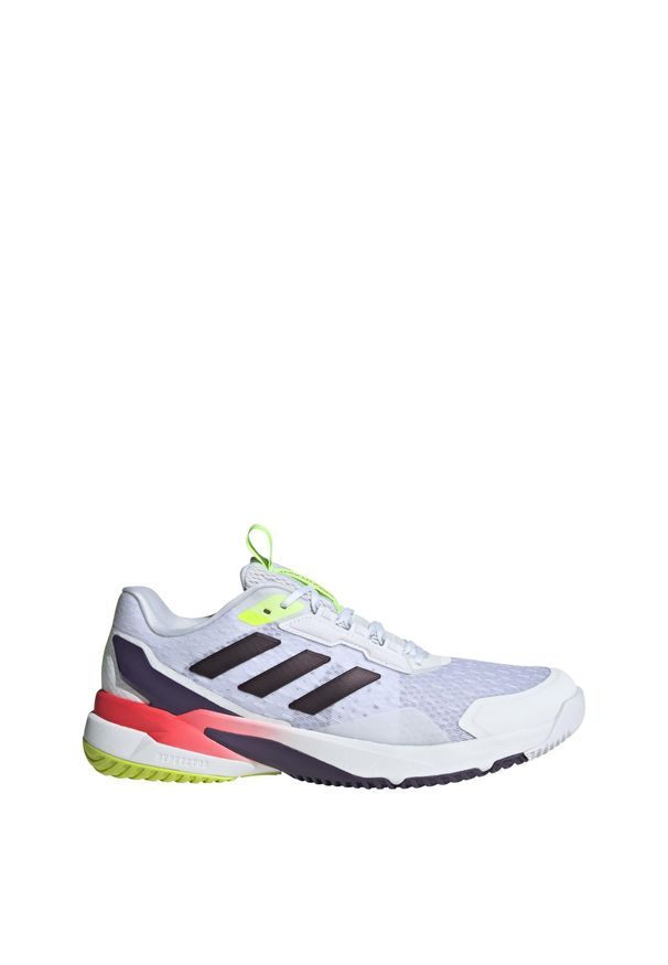 Adidas - Buty halowe Crazyflight 6. Kolor: biały, czerwony, wielokolorowy. Sport: siatkówka