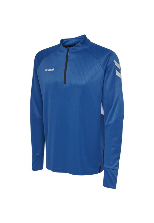 Hummel - Bluza Sportowa HUMMEL TECH MOVE HALF ZIP SWEATSHIRT. Kolor: niebieski, biały, wielokolorowy. Sport: piłka nożna