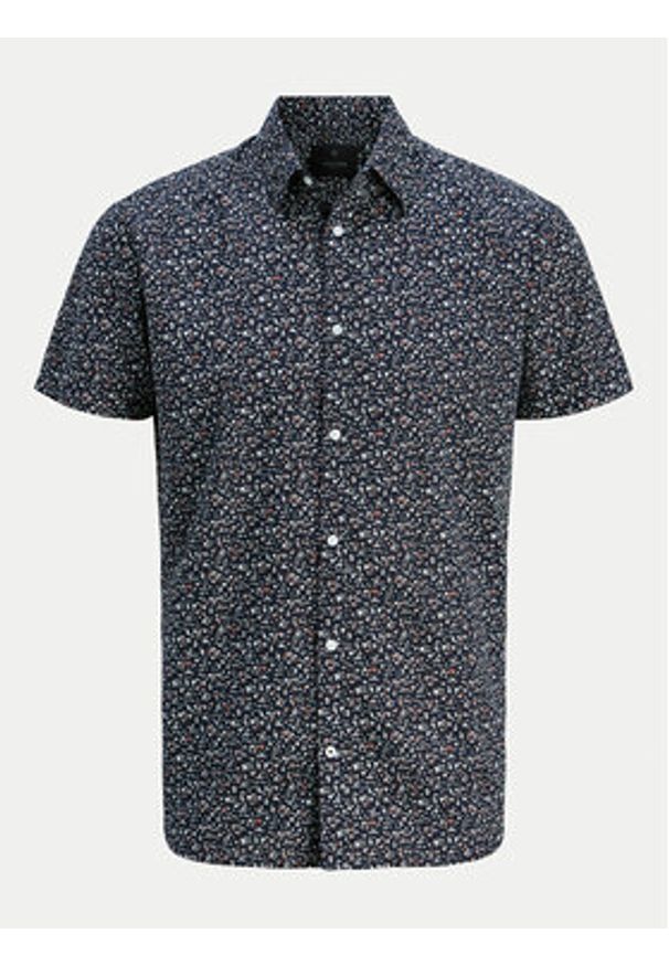 Jack & Jones - Jack&Jones Koszula Summer 12274951 Granatowy Regular Fit. Kolor: niebieski. Materiał: bawełna