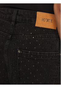 ROTATE Jeansy 113606 Czarny Regular Fit. Kolor: czarny