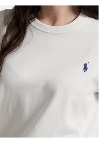 Polo Ralph Lauren T-Shirt 211967104001 Biały Relaxed Fit. Typ kołnierza: polo. Kolor: biały. Materiał: bawełna #5
