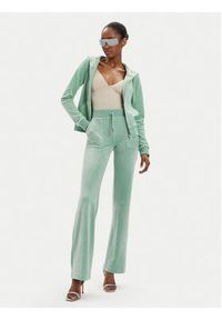 Juicy Couture Bluza Robertson JCAP176 Niebieski Slim Fit. Kolor: niebieski. Materiał: syntetyk #5