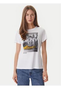 DKNY T-Shirt DJ6T1748 Biały Regular Fit. Kolor: biały. Materiał: bawełna #1