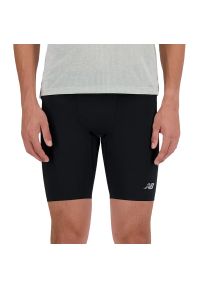 Spodenki New Balance MS41271BK - czarne. Kolor: czarny. Materiał: poliester, elastan, materiał. Długość: krótkie. Sport: fitness #1