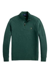 Polo Ralph Lauren Sweter 7,10672E+11 Zielony Regular Fit. Typ kołnierza: polo. Kolor: zielony. Materiał: bawełna