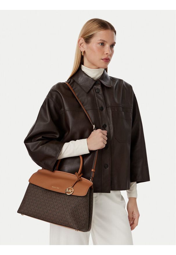 MICHAEL Michael Kors Torebka 30T6GX7S2B Brązowy. Kolor: brązowy. Materiał: skórzane