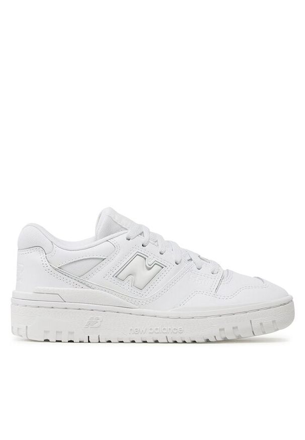 New Balance Sneakersy GSB550WW Biały. Kolor: biały. Materiał: skóra