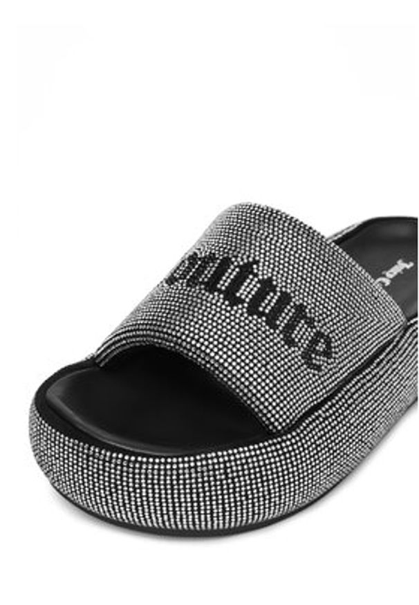 Juicy Couture Klapki WSS21515-04 Czarny. Kolor: czarny. Materiał: materiał
