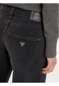 Guess Jeansy W4BA82 D5HD1 Czarny Wide Leg. Kolor: czarny