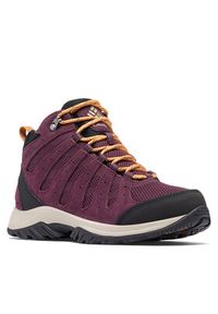 columbia - Columbia Trekkingi Redmond III Mid Waterproof 1940611 Bordowy. Kolor: czerwony. Materiał: materiał