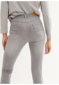 bonprix - Dżinsy o kroju skinny 7/8 z wygodnym stretchem. Kolor: szary #2