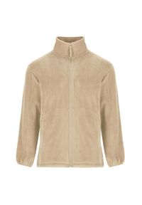 ROLY - Męska Bluza Polarowa. Kolor: beżowy. Materiał: polar. Sezon: zima