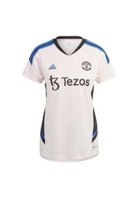 Adidas - Manchester United Condivo 22 Training Jersey. Kolor: różowy. Materiał: jersey