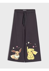 Sinsay - Szerokie spodnie Pokemon - szary. Kolor: szary