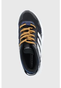 adidas Performance buty X9000 x Karlie Kloss GY0843 kolor czarny. Okazja: na plażę. Nosek buta: okrągły. Zapięcie: sznurówki. Kolor: czarny. Materiał: materiał. Obcas: na platformie #5