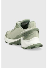 salomon - Salomon buty Alphacross 4 GTX damskie kolor zielony. Kolor: zielony. Materiał: włókno, materiał. Szerokość cholewki: normalna #2
