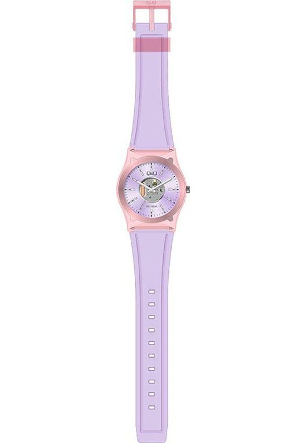 Zegarek QQ Zegarek damski QQ VS42-809 fioletowy. Kolor: fioletowy