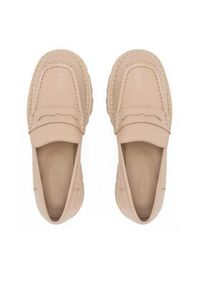 Badura Loafersy BOTRICELLO-108113 Beżowy. Kolor: beżowy. Materiał: skóra