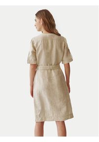 Tatuum Sukienka koszulowa Soforia T2407.200 Beżowy Regular Fit. Kolor: beżowy. Materiał: len. Typ sukienki: koszulowe #6