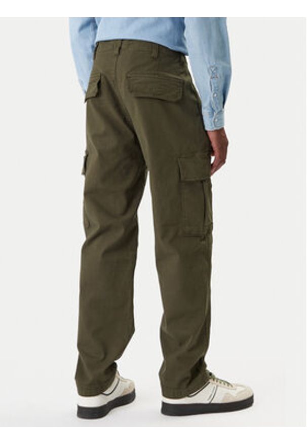 Tommy Jeans Spodnie materiałowe Sonny DM0DM22651 Zielony Slim Fit. Kolor: zielony. Materiał: bawełna