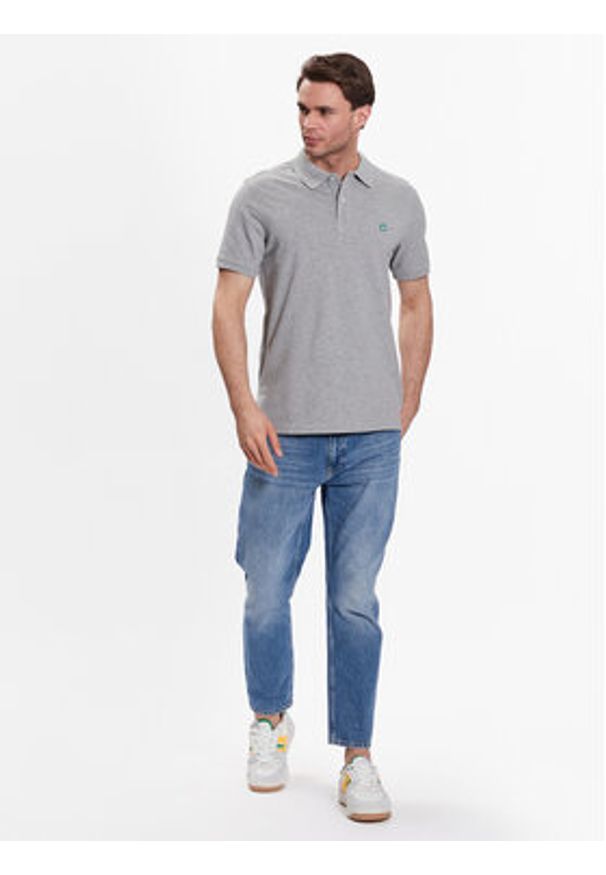 United Colors of Benetton - United Colors Of Benetton Polo 3089J3179 Szary Regular Fit. Typ kołnierza: polo. Kolor: szary. Materiał: bawełna