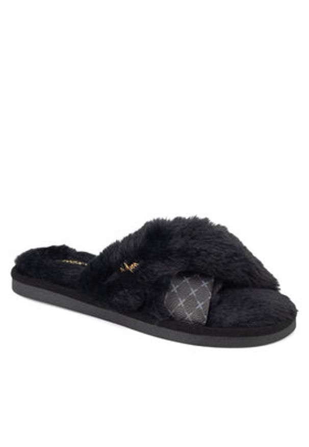 MEXX Kapcie MI002004343W Czarny. Kolor: czarny. Materiał: materiał