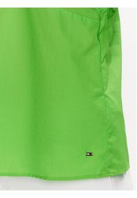 TOMMY HILFIGER - Tommy Hilfiger Bluzka WW0WW38739 Zielony Relaxed Fit. Kolor: zielony. Materiał: bawełna #4