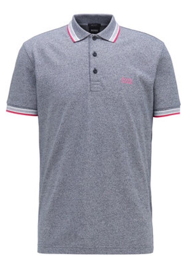 BOSS - Boss Polo Paddy 50398302 Szary Regular Fit. Typ kołnierza: polo. Kolor: szary. Materiał: bawełna