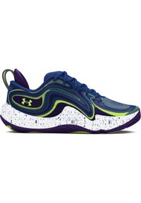 Buty do koszykówki Under Armour Spawn 6 Start Of Season. Kolor: fioletowy, niebieski, wielokolorowy. Sport: koszykówka #1