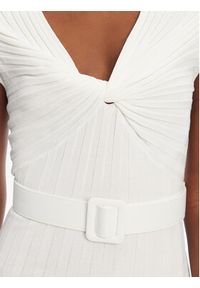 Liu Jo Sukienka dzianinowa WA5365 MS55N Biały Slim Fit. Kolor: biały. Materiał: syntetyk #2