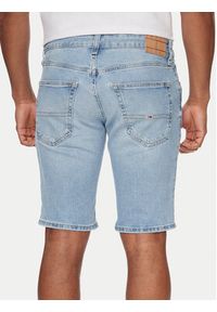 Tommy Jeans Szorty jeansowe Scanton DM0DM18798 Niebieski Slim Fit. Kolor: niebieski. Materiał: bawełna