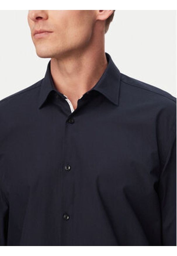 Hugo - HUGO Koszula Koey 50561154 Granatowy Slim Fit. Kolor: niebieski