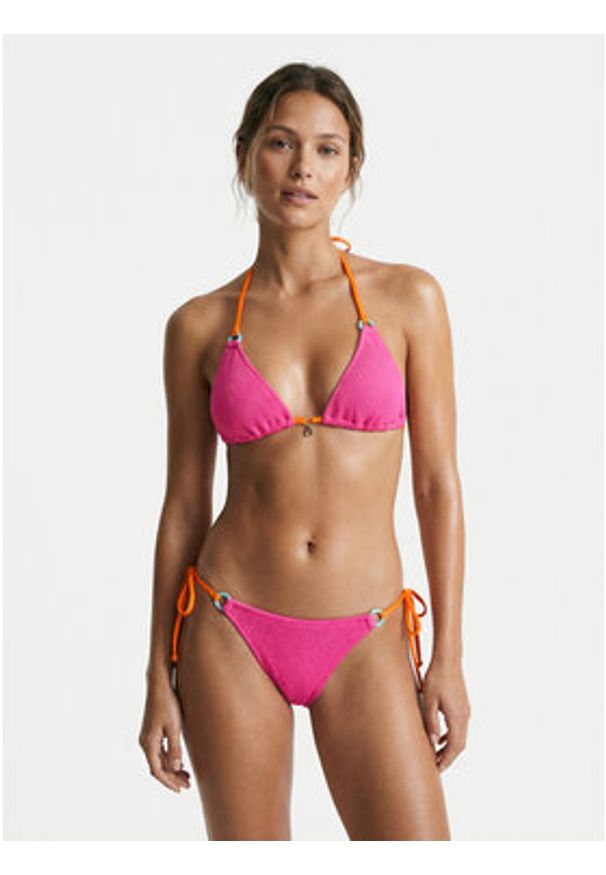 Banana Moon Góra od bikini Braro Scrunchym JAA33 Różowy. Kolor: różowy. Materiał: syntetyk