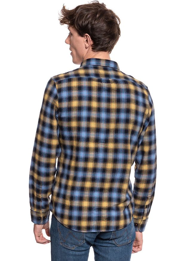 Lee - KOSZULA LEE BUTTON DOWN FROST BLUE L880OMMJ 112123352. Typ kołnierza: button down. Materiał: materiał