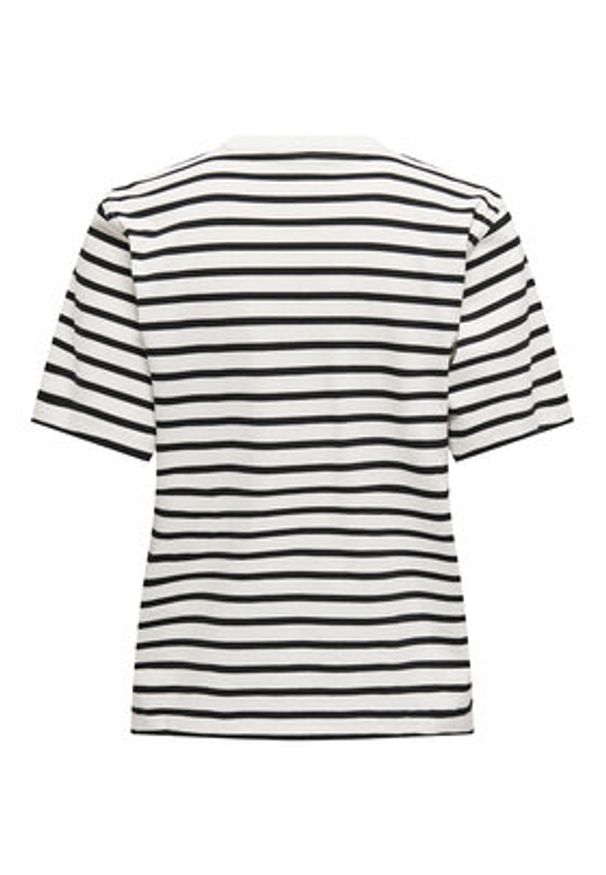 only - ONLY T-Shirt Livina 15272227 Beżowy Regular Fit. Kolor: beżowy. Materiał: bawełna